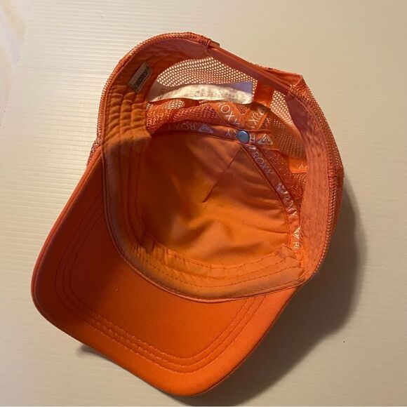 ROXY Local Hawaii Trucker baseball Hat cap coral mesh orange - Picture 4 of 8